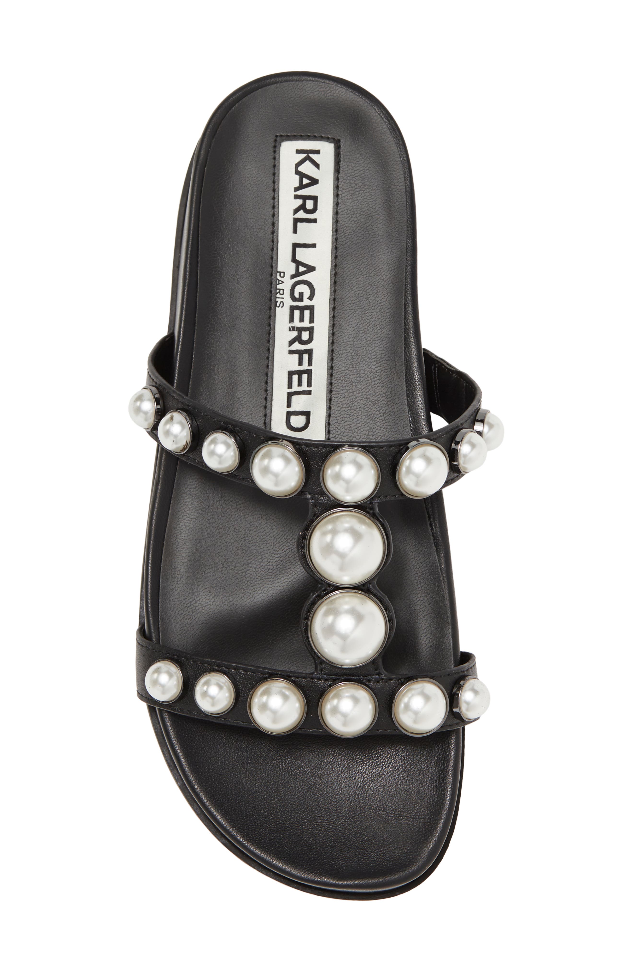 KARL LAGERFELD PARIS Blithe Slide Sandal, Alternate, color, 