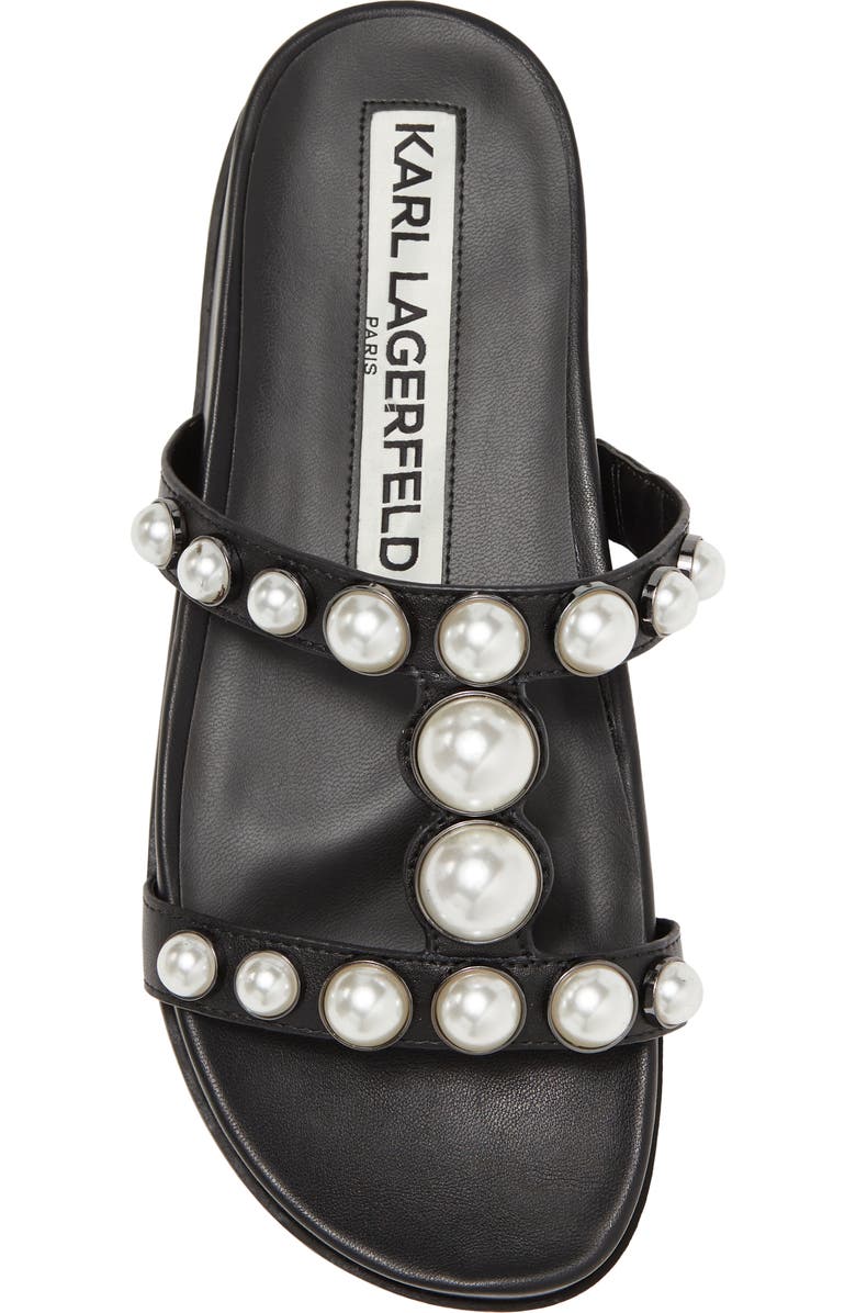 KARL LAGERFELD PARIS Blithe Slide Sandal, Alternate, color,