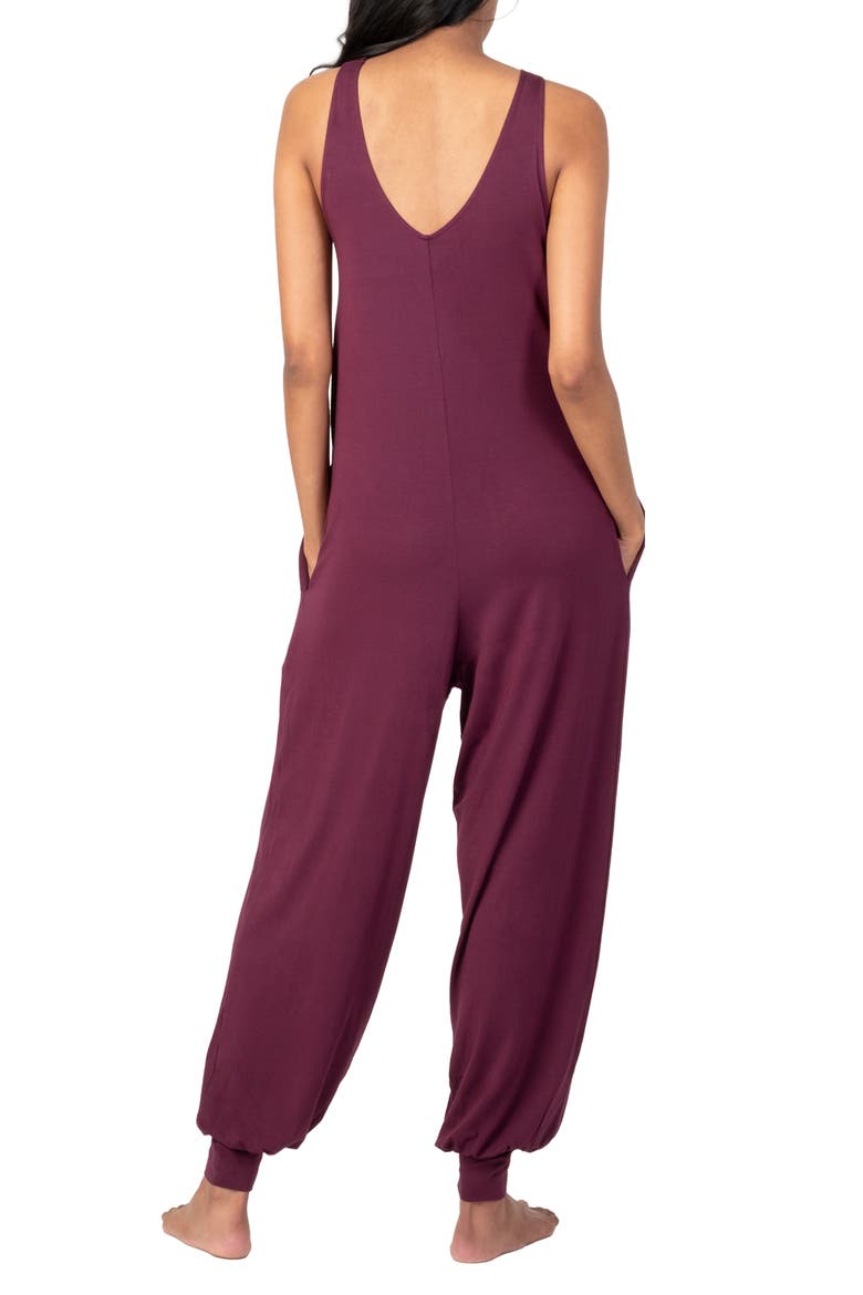 All Day Jumpsuit, Alternate, color, PLUM