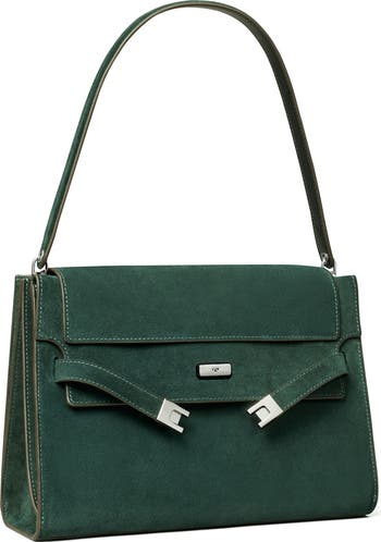 Large Lee Radziwill Suede Shoulder Bag