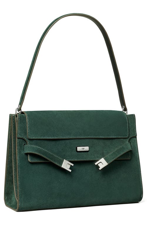Tory Burch Large Lee Radziwill Suede Shoulder Bag