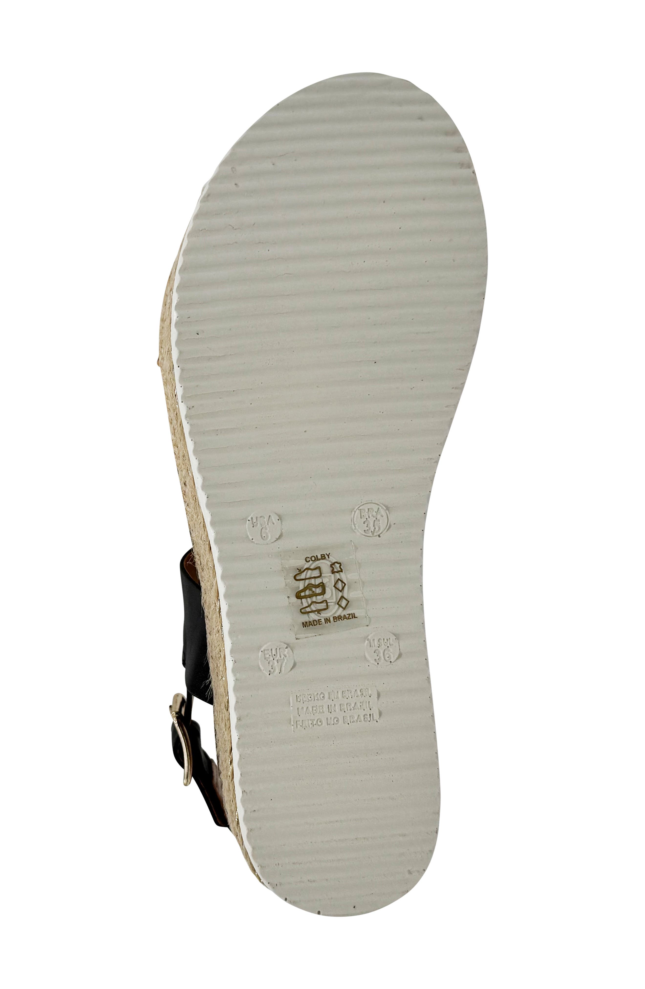 CHELSEA CREW Colby Platform Sandal, Alternate, color, Black Cheetah Leather