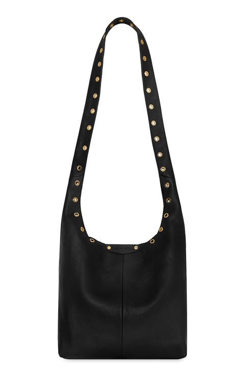 Industry Slouchy Leather Hobo Crossbody Bag