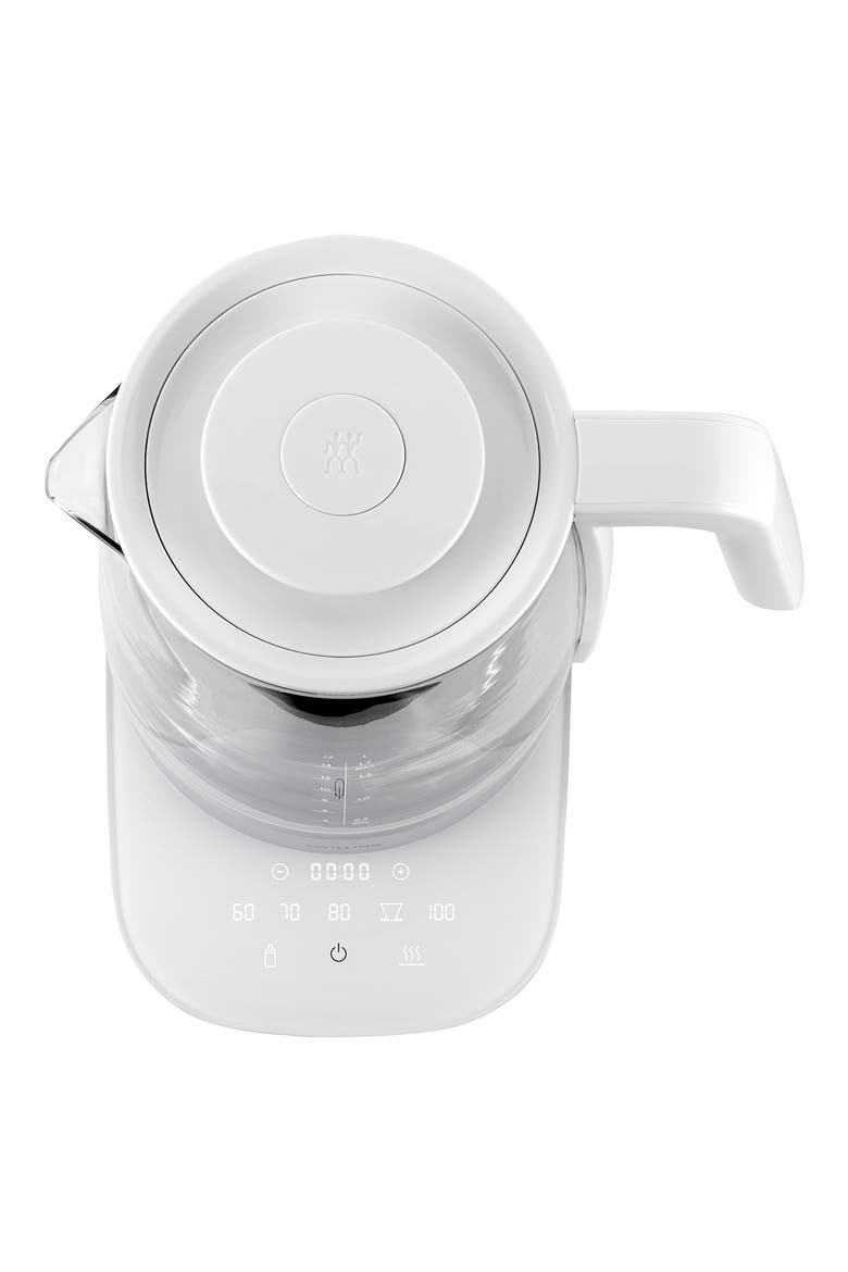 Enfinigy Electric Glass Kettle, Alternate, color, SILVER
