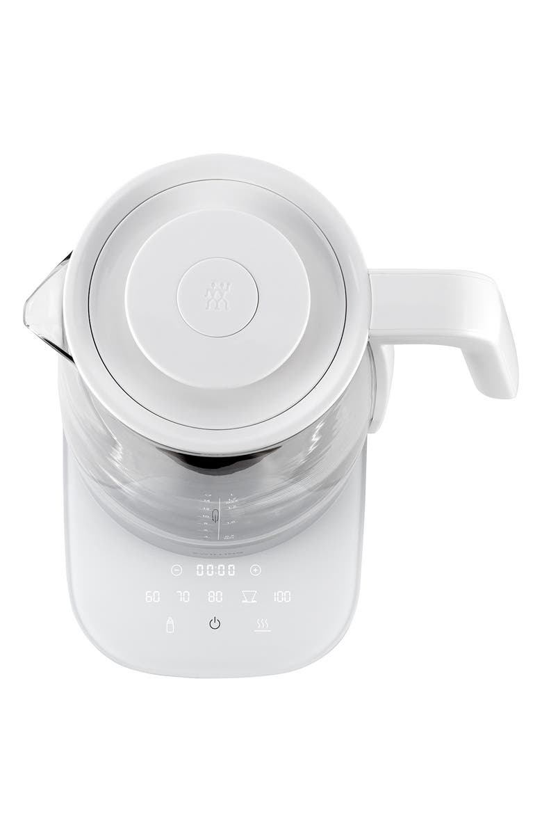 ZWILLING Enfinigy Electric Glass Kettle, Alternate, color, Silver