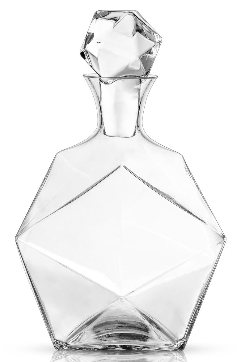 Seneca Faceted Crystal Liquor Decanter, Main, color, GLASS