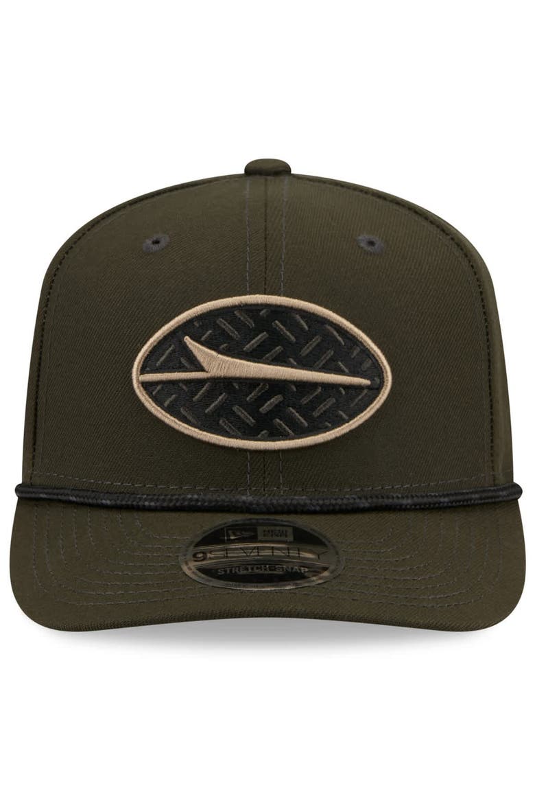 Men's New Era  Gotham Green New York Jets 2025 Rivalries Collection Sideline 9SEVENTY Adjustable Hat, Alternate, color, Dark Green