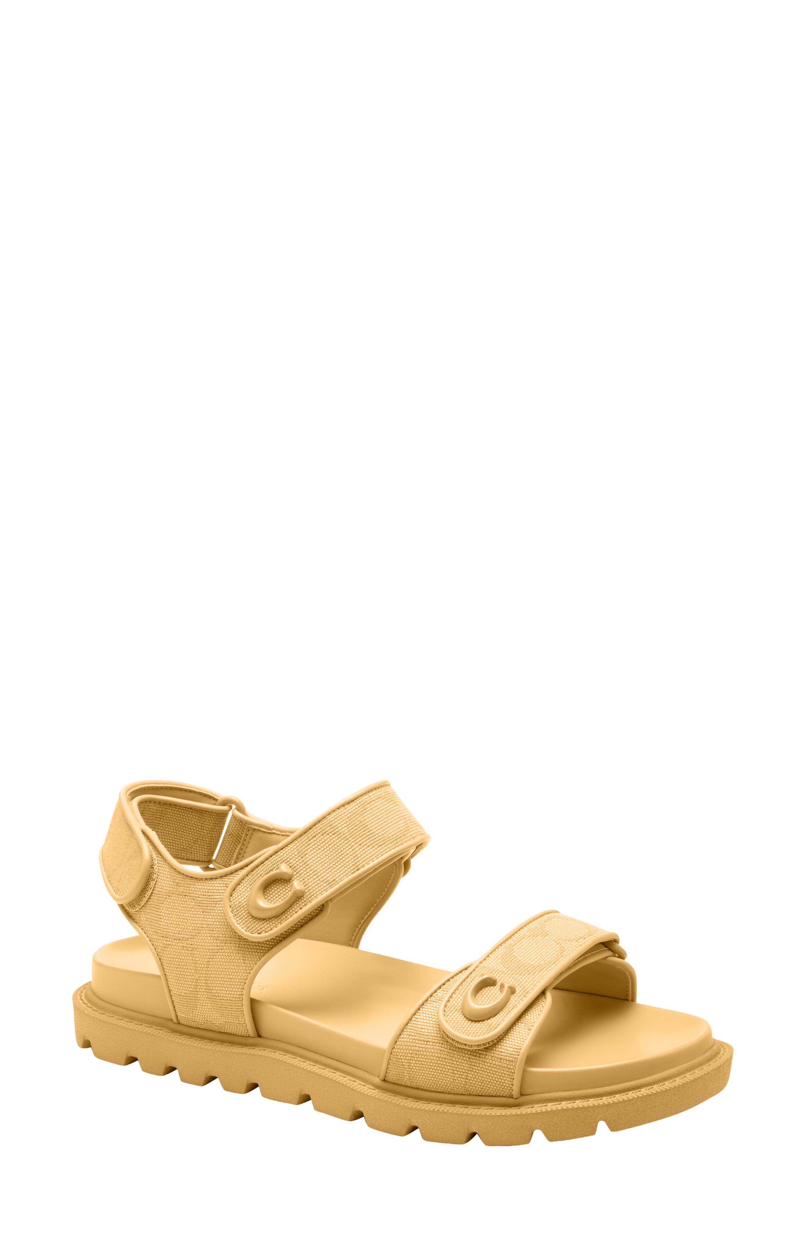 COACH Brynn Signature Canvas Sandal, Main, color, 