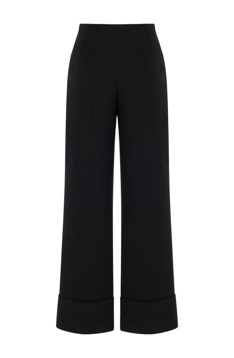 Nocturne High-Waist Flowy Palazzo Pants, Alternate, color,