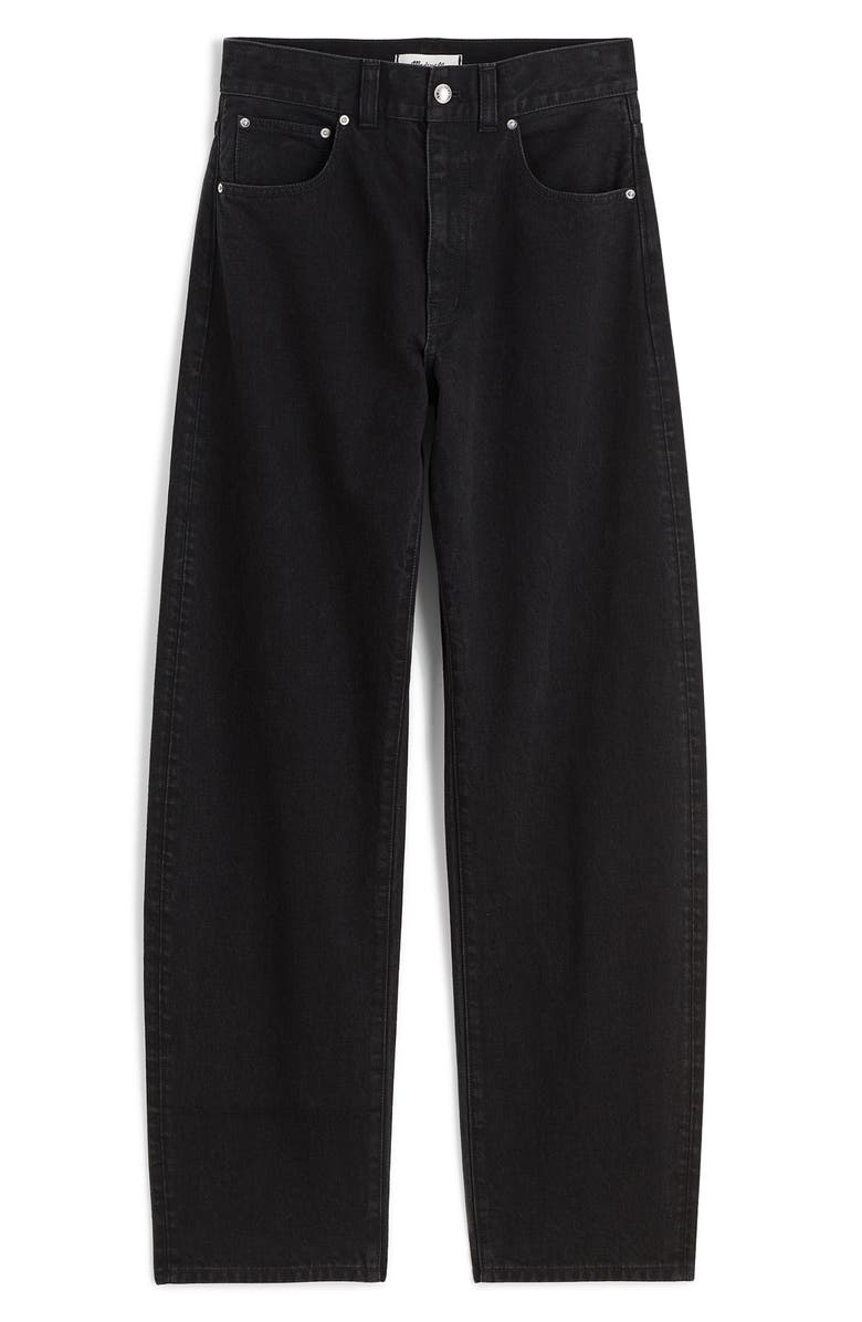 Madewell The Balloon Jeans, Alternate, color, Black Frost