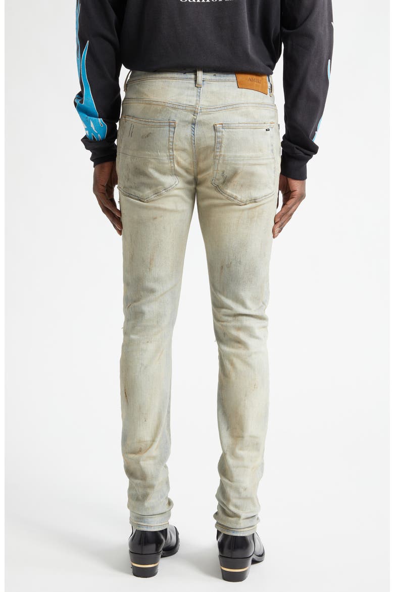 MX1 Suede Patched Skinny Jeans, Alternate, color, PERFECT ANTIQUE INDIGO