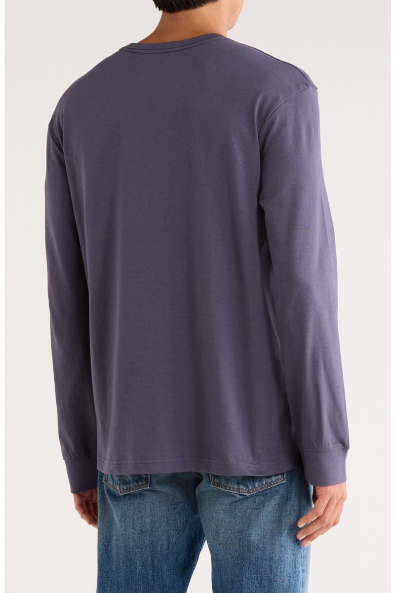 Relaxed Fit Logo Long Sleeve T-Shirt, Alternate, color, GREYSTONE