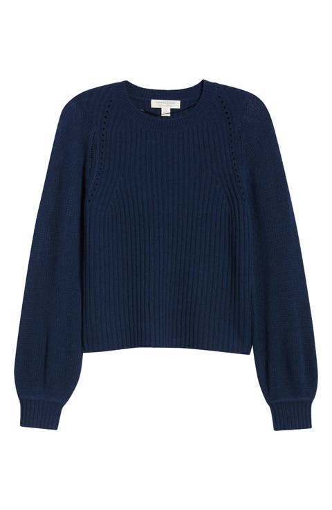 Wool & Cashmere Blend Crewneck Sweater