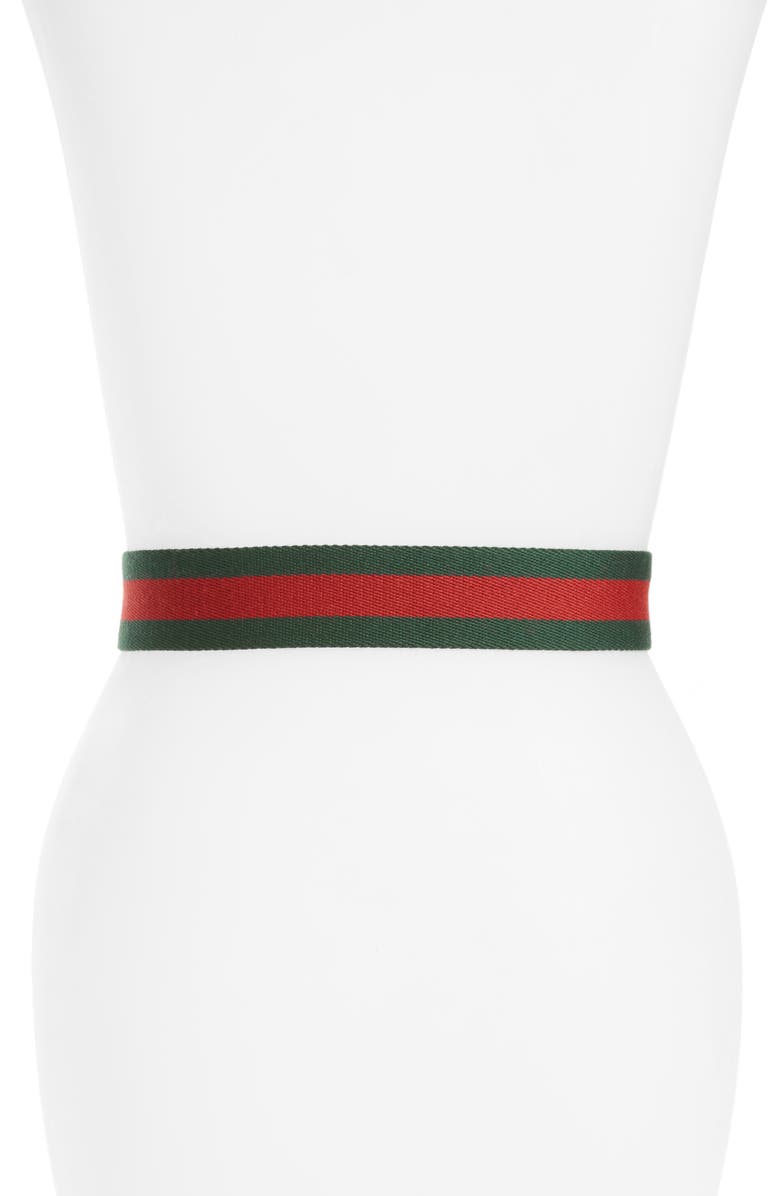 Gucci Stripe Belt, Alternate, color,