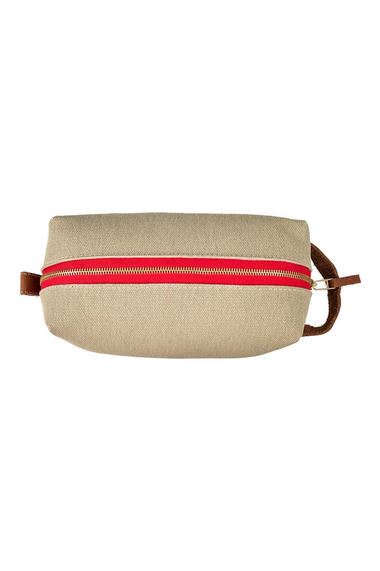 Water Resistant Monogram Travel Kit, Alternate, color, BEIGE