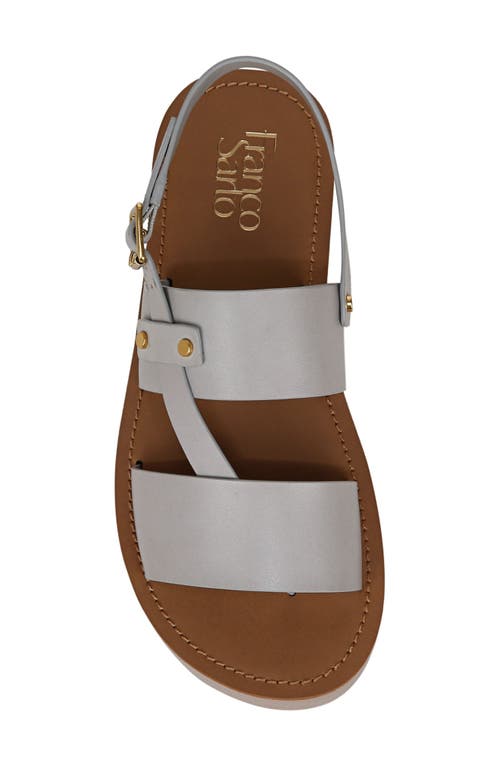 Franco Sarto Genova Slingback Platform Sandal In Gray