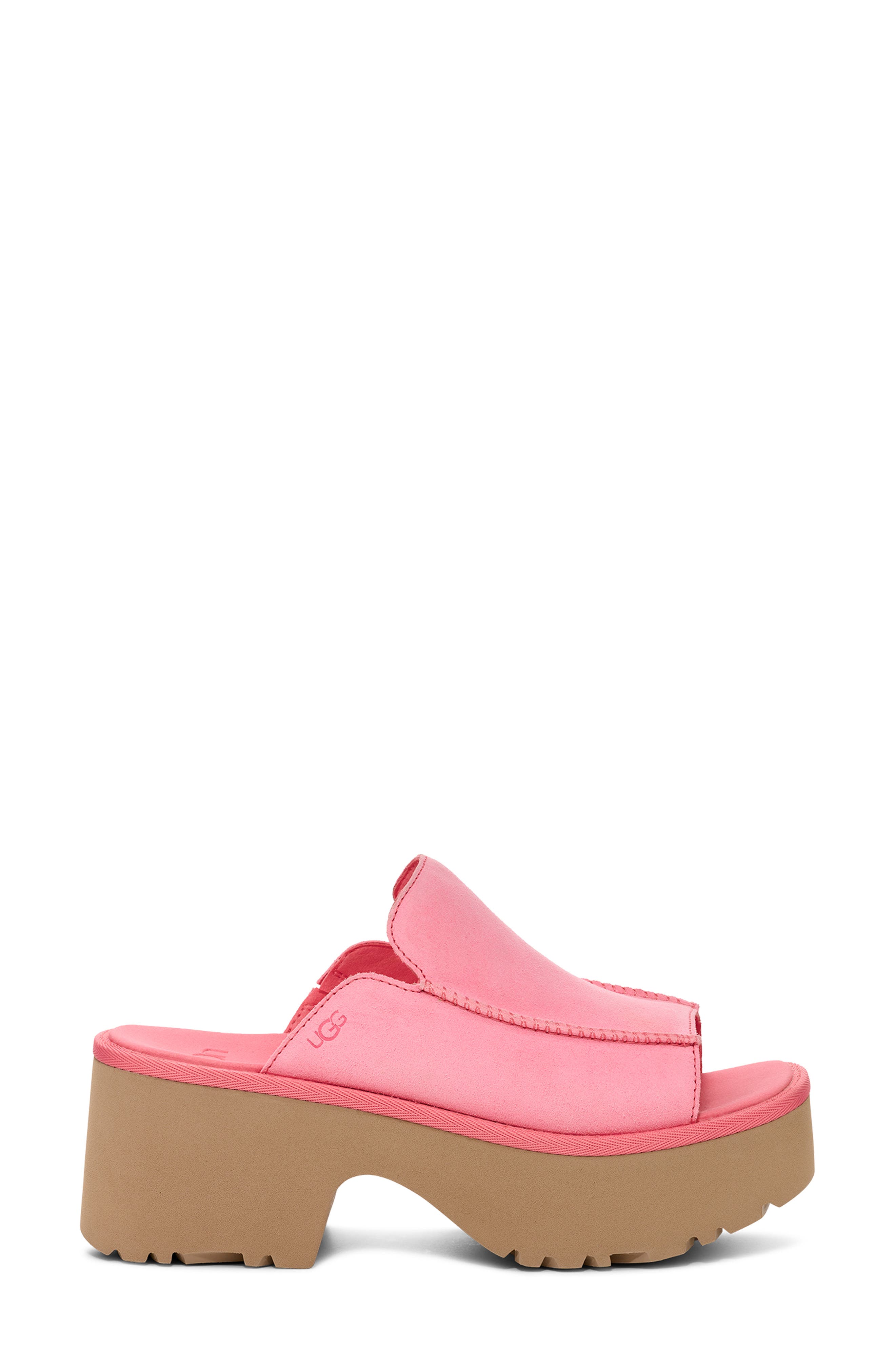 New Heights Platform Slide Sandal, Alternate, color, TROPICAL PINK