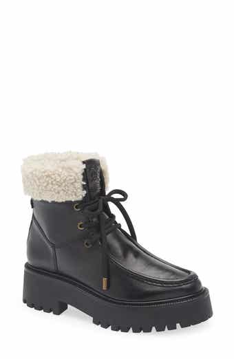 Sam Edelman Elara Faux Shearling Lined Lug Sole Boot