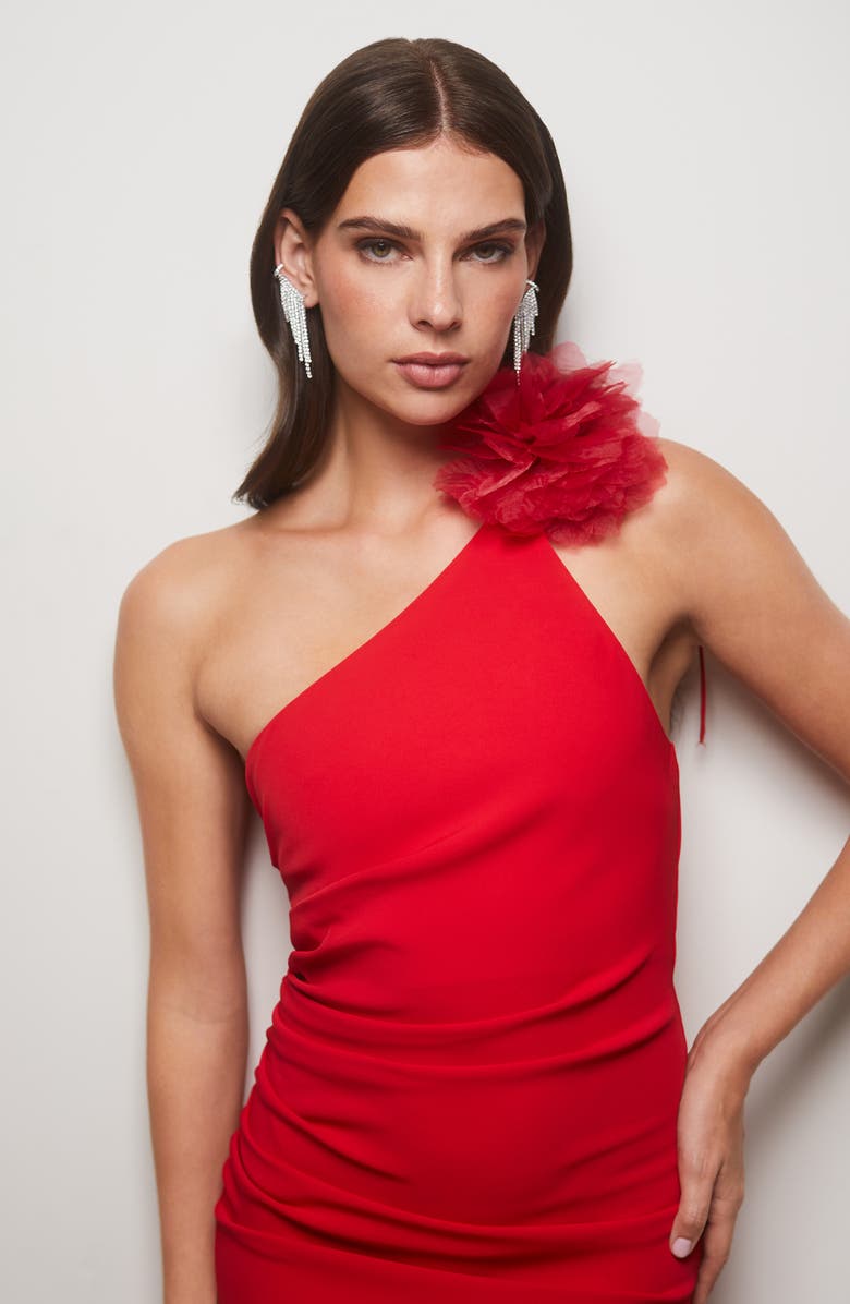 Nadri Starlet Curtain Cubic Zirconia Cuff Earring, Alternate, color, Rhodium