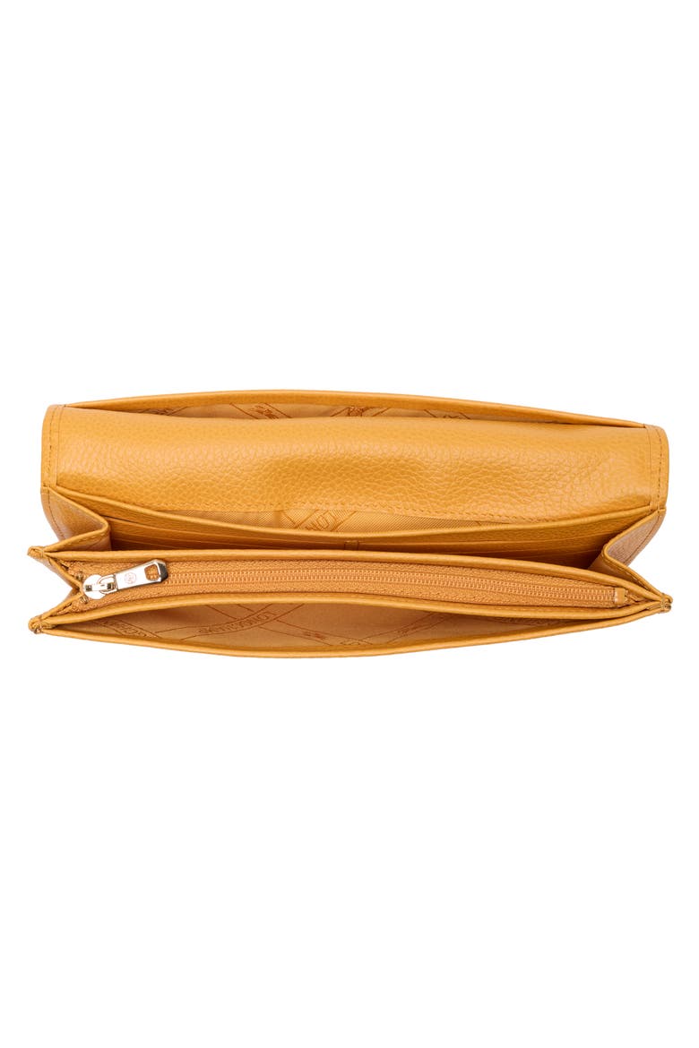Long Continental Snap Wallet, Alternate, color, APRICOT