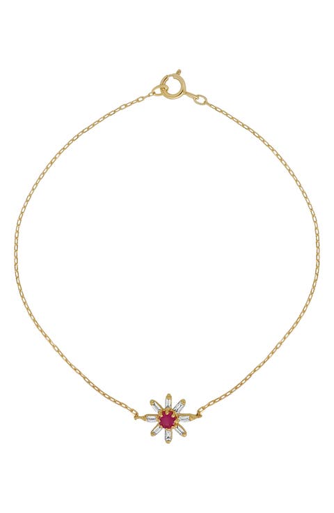 El Mar Ruby & Diamond Pendant Bracelet - 0.77ct. (Nordstrom Exclusive)