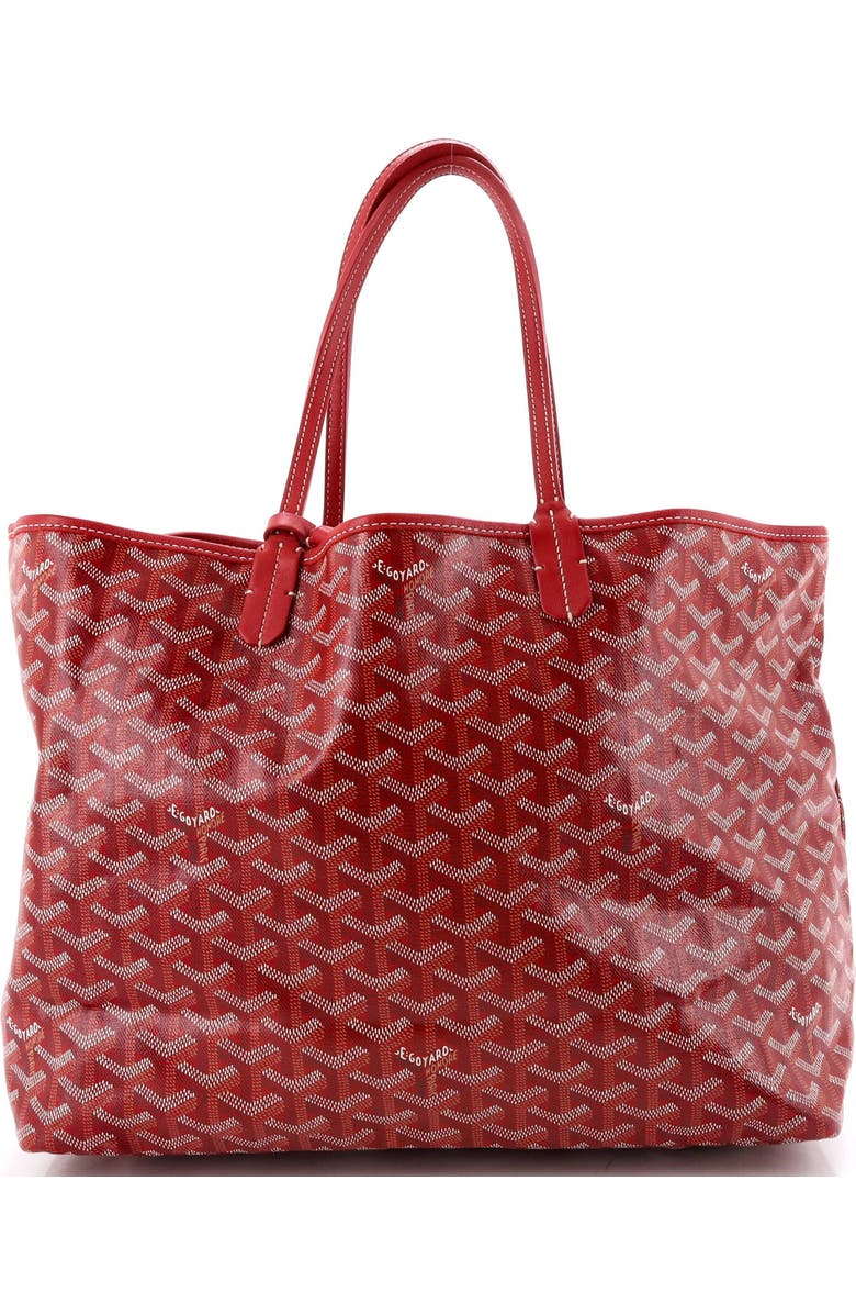Pre-Owned Goyard Saint Louis Tote Coated Canvas PM, Alternate, color, Red