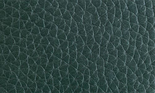 Royce New York Leather Zip Card Case In Dark Green