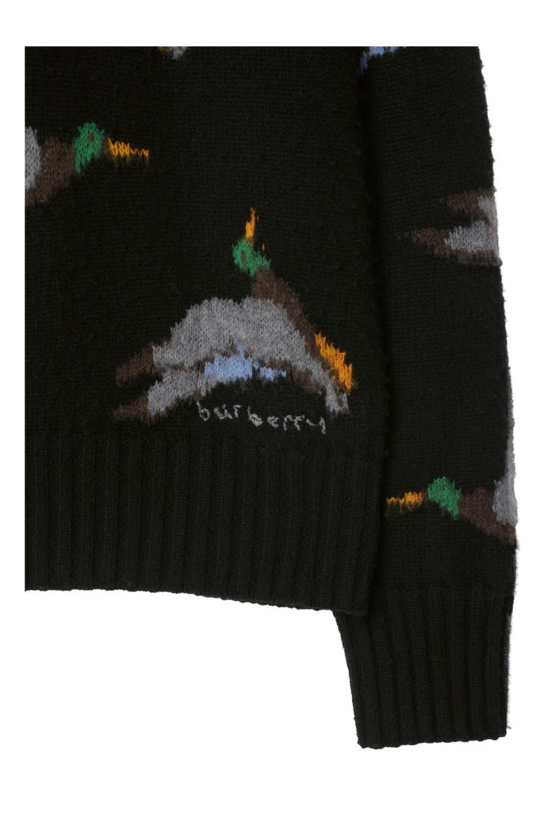 Burberry Duck Wool Sweater, Alternate, color, 