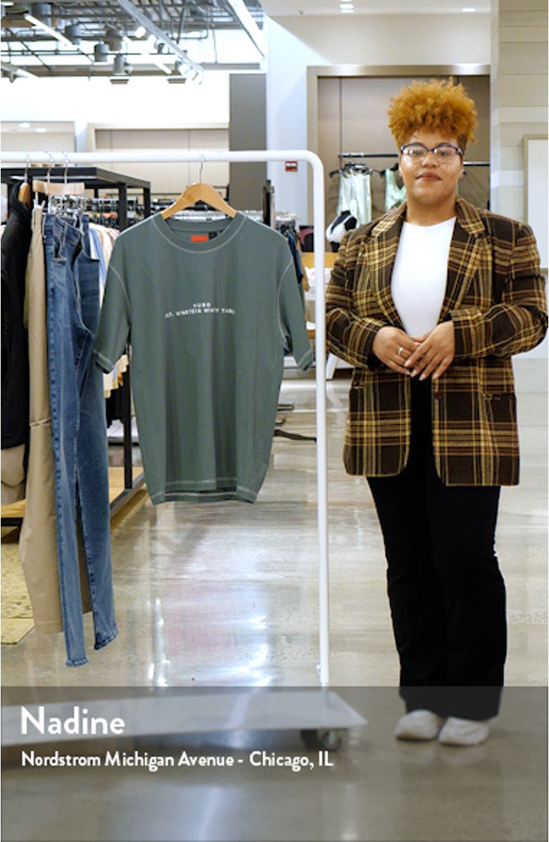 Dribes Embroidered Logo Recycled Cotton T-Shirt, sales video thumbnail