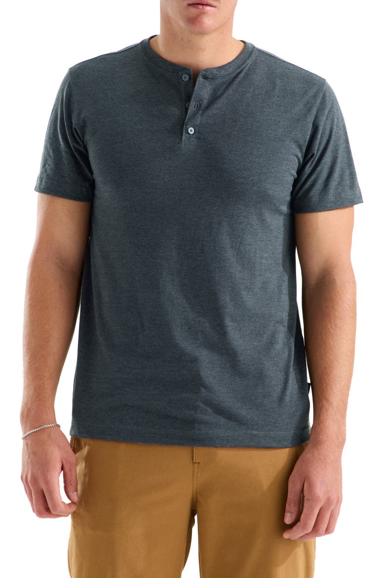 Triblend Henley, Main, color, TNF DARK GREY HEATHER