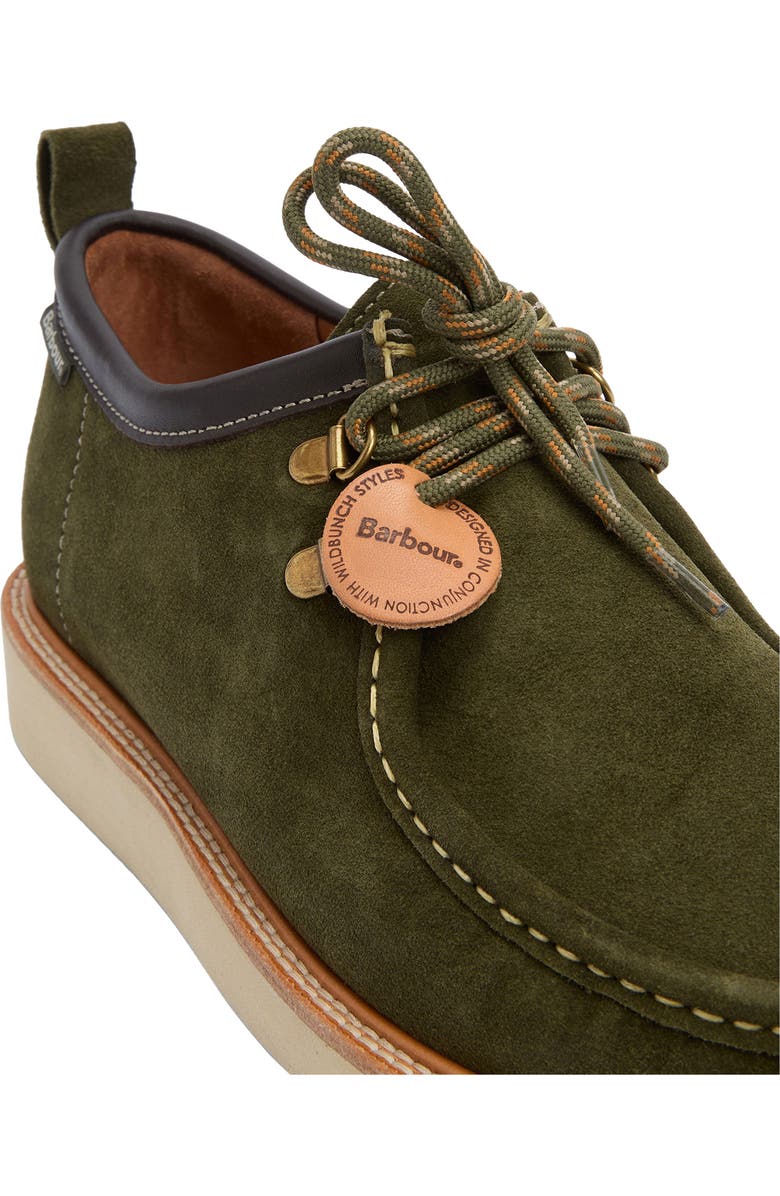 Barbour x Wildbunch Heathpool Boat Shoe, Alternate, color, Green