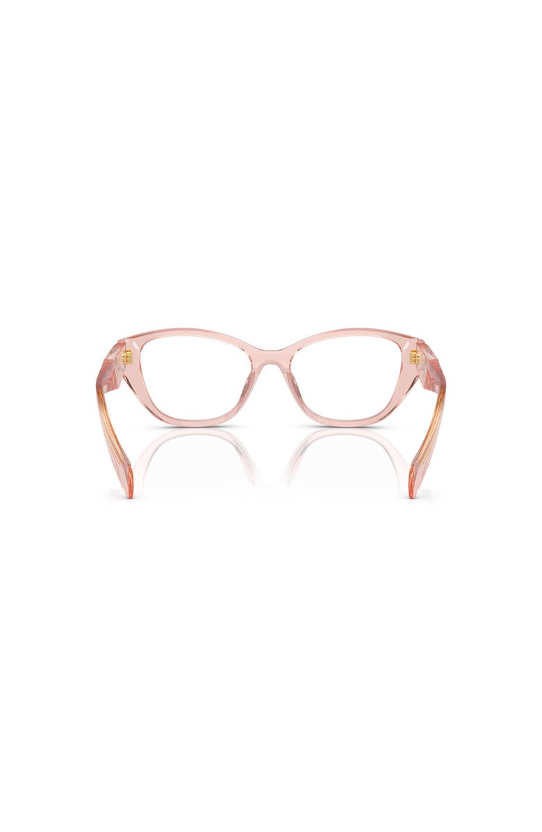 Prada 51mm Irregular optical glasses, Alternate, color, Pink