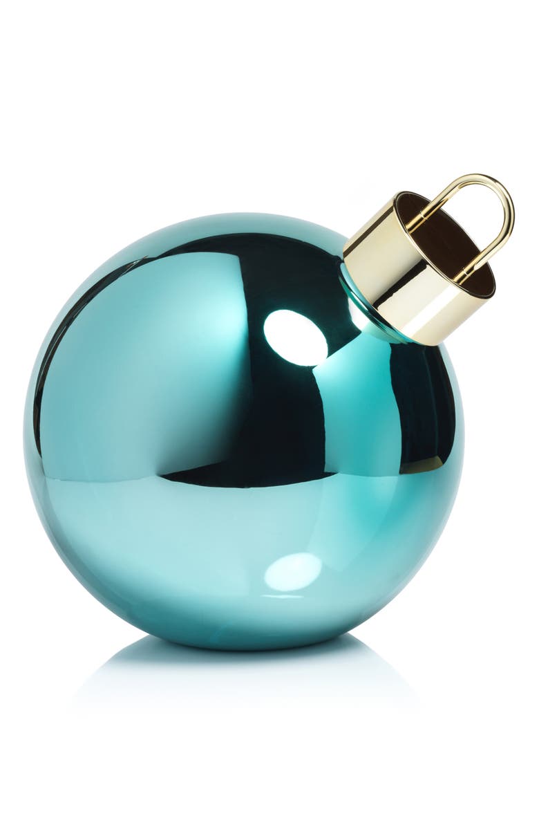 Zodax LED Lighted Oversized Tabletop Glass Ball Ornament, Main, color, Blue