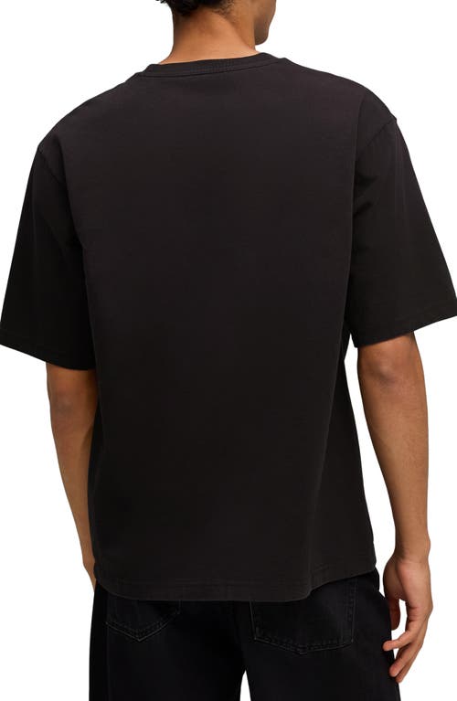 Puma Tech-x Washed Cotton T-shirt In Black