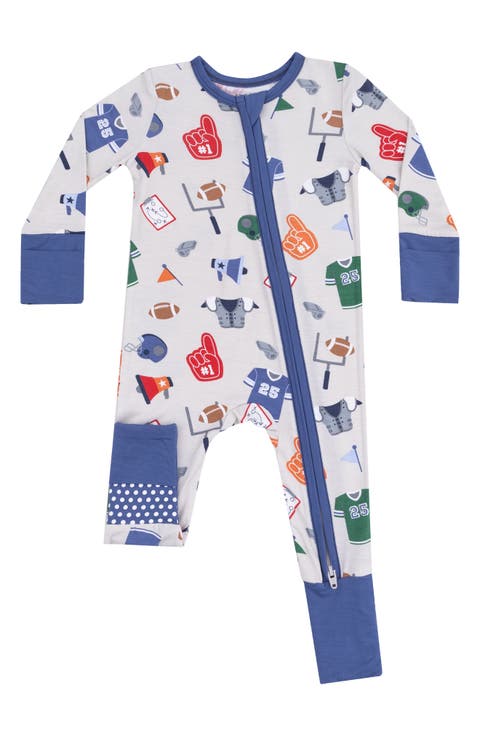 Game Day Convertible Zip Romper (Baby)