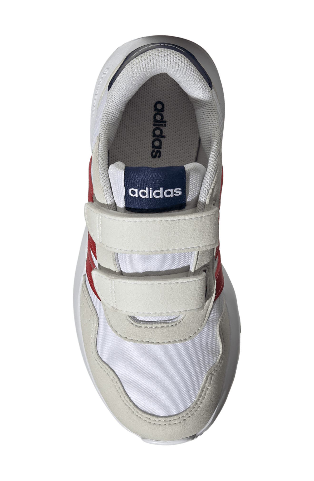 adidas Kids' Run 60s Sneaker, Alternate, color, White/ Red/ Dark Blue