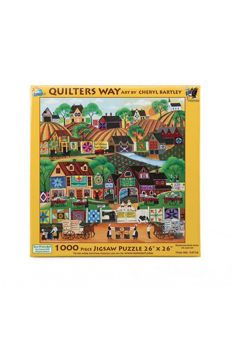 Quilter's Way 1000 piece Jigsaw Puzzle for Adults, Alternate, color, Multicolor