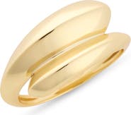 ARGENTO VIVO Asymmetric Concave Ring