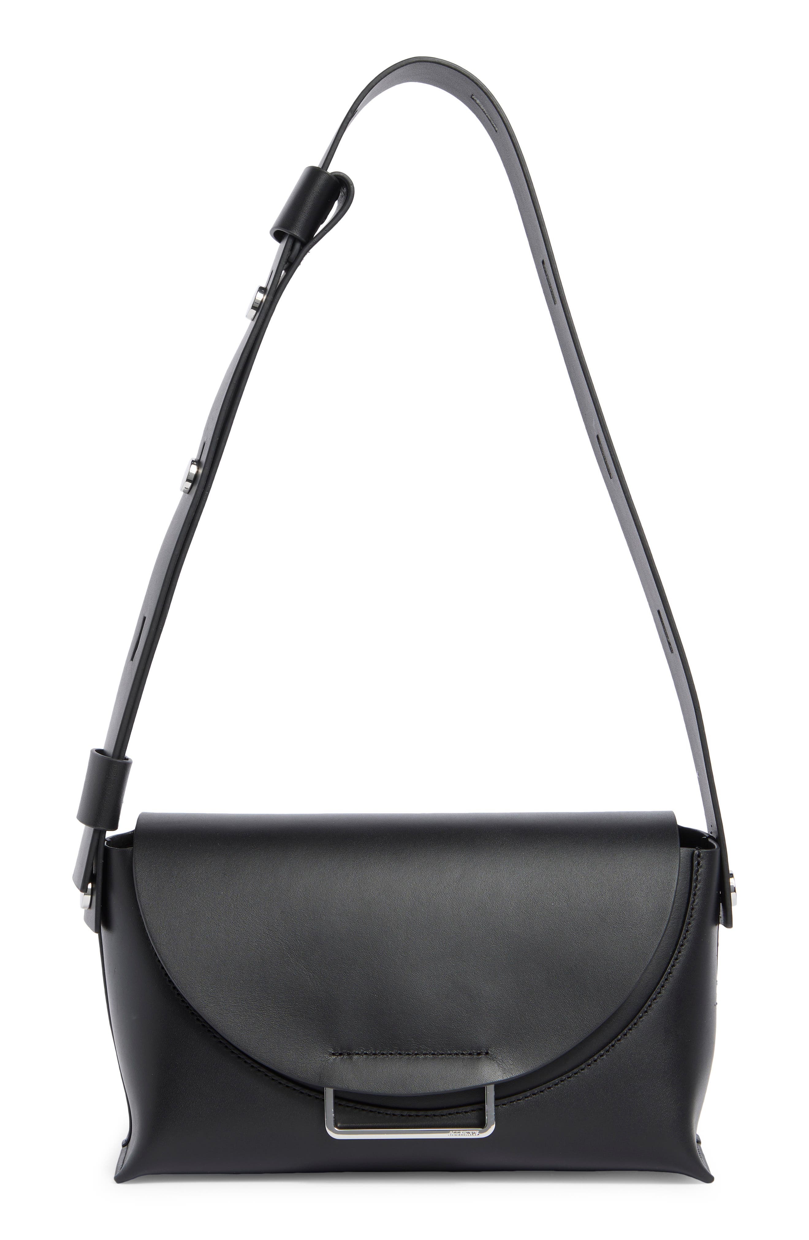 AllSaints Celeste Shoulder Bag, Main, color, Black