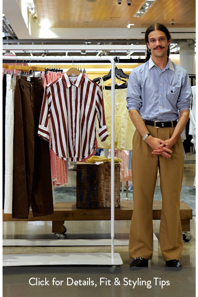 The Signature Cotton Poplin Y-Neck Shirt video
