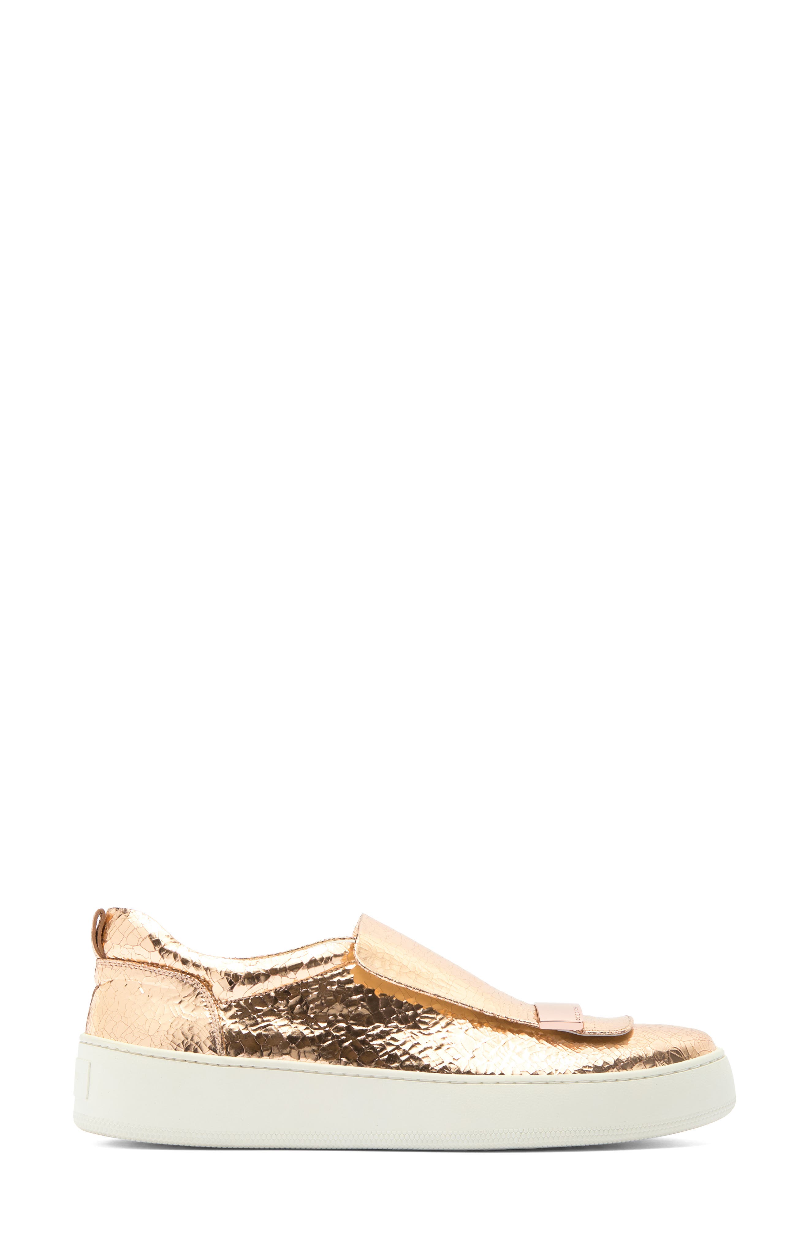 Sergio Rossi Crackle Metallic Sneaker (Women) | Nordstromrack