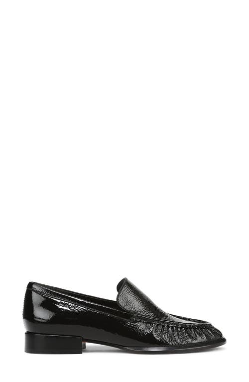 Vince Nora Patent Leather Loafers In Black