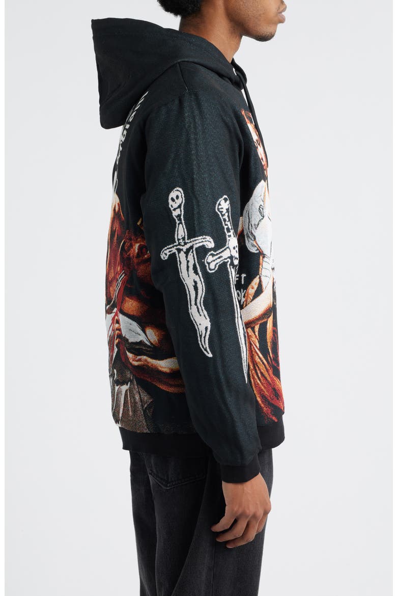 Antihero Judith Crewneck Hoodie, Alternate, color, BLACK