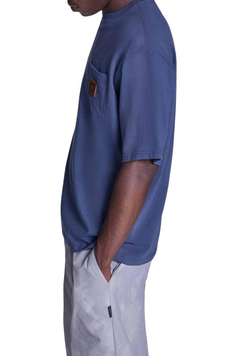 Box Patch Tee, Alternate, color, CONVERSE NAVY