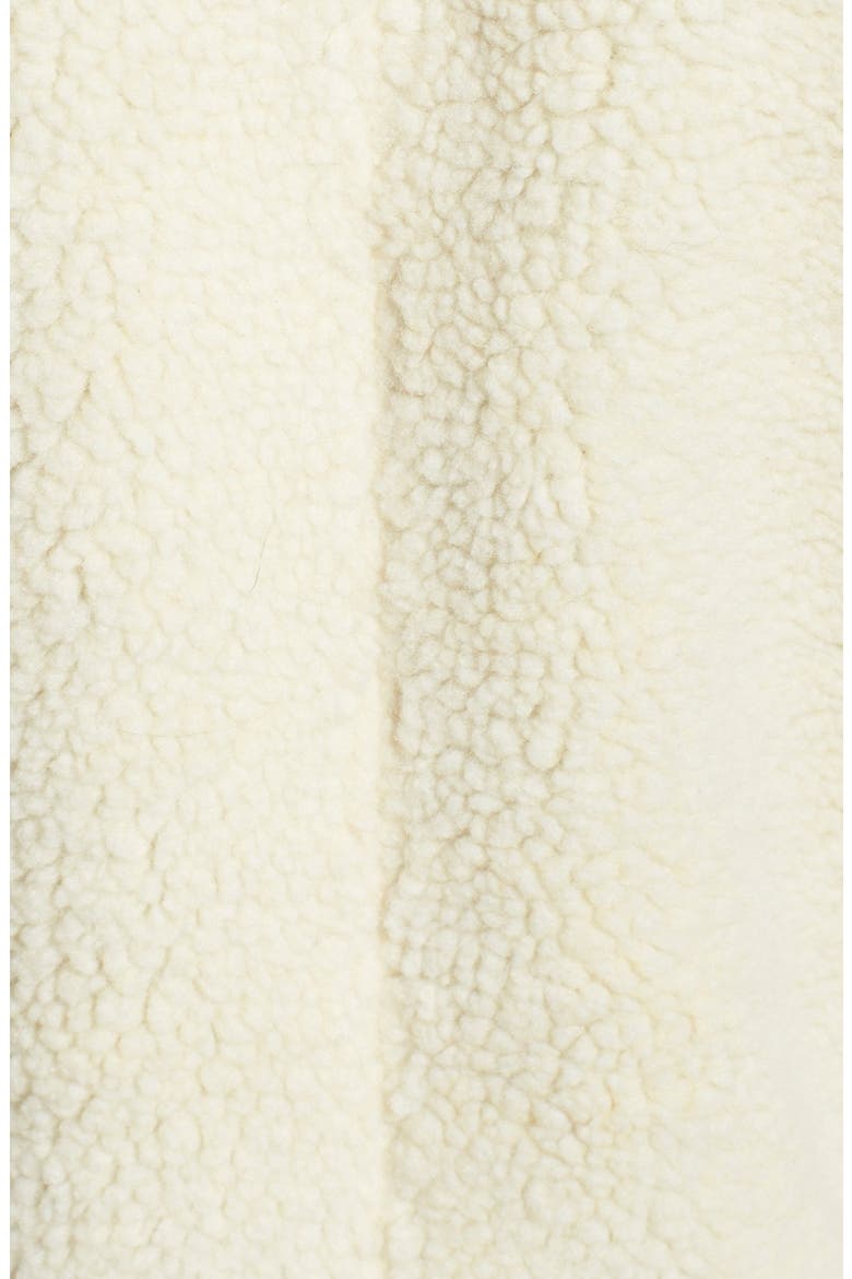 Asymmetrical Faux Fur Moto Jacket, Alternate, color, CREAM