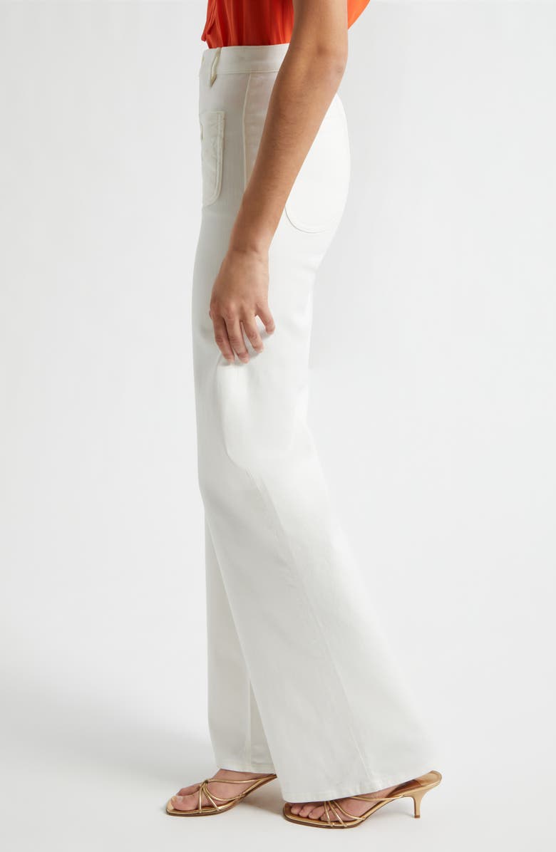 Ramy Brook Heidi Wide Leg Pants, Alternate, color, White