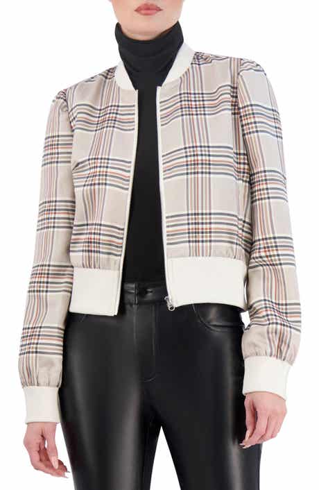 Ookie & Lala Plaid Bomber Jacket