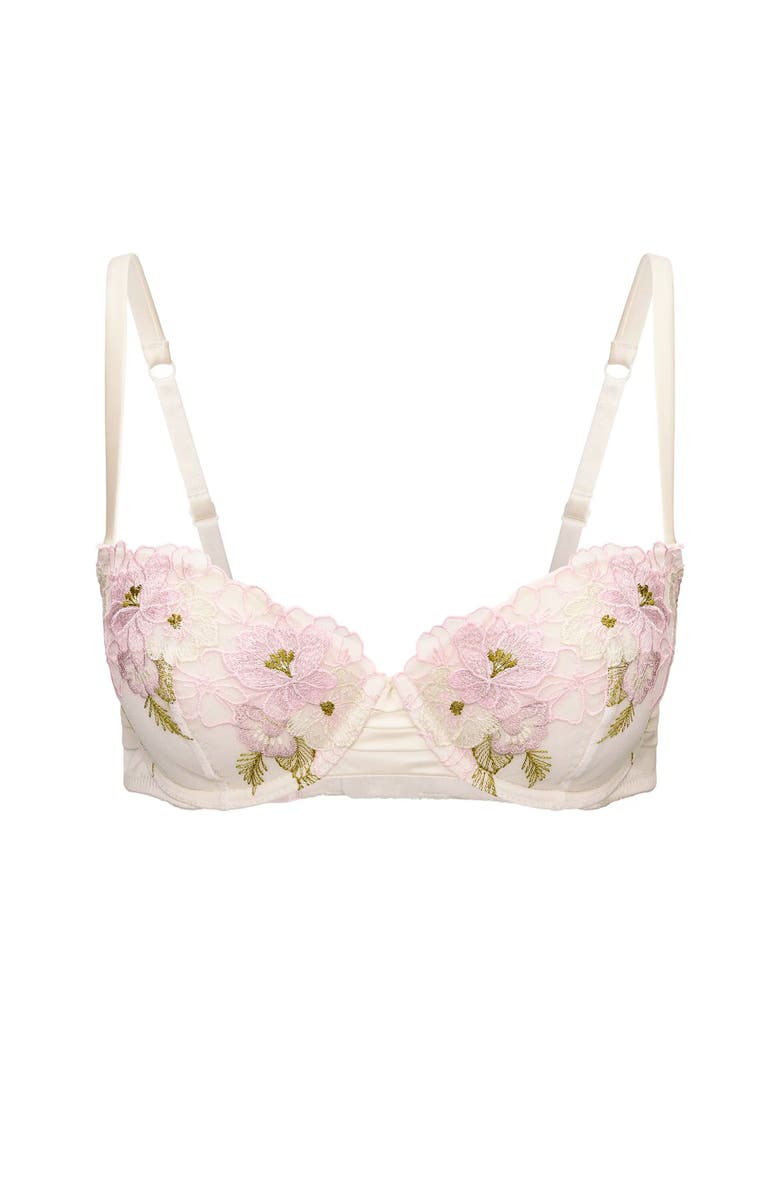 Adore Me Carolyn Contour Demi Bra, Alternate, color, Light White