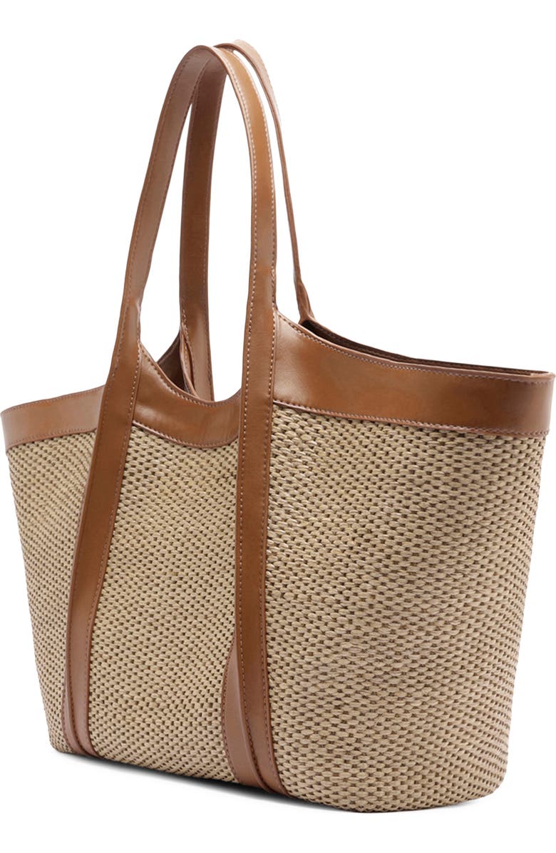 Arezzo Large Liana Shopper Bag, Alternate, color, Soul Natural/ Natural
