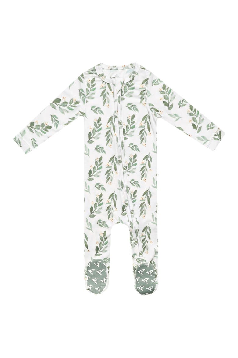 Fern Zip Footie, Main, color, FERN